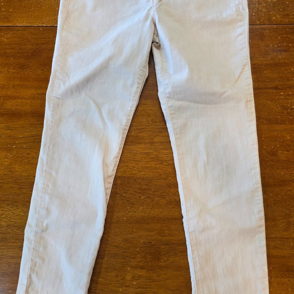 Women's Refuge Hi-Waist Super Skinny Size 14 30x27 Slim Fit Denim Stretch Nude